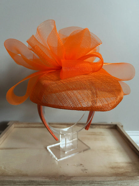 Orange Fascinator