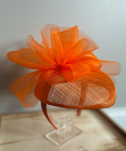 Orange Fascinator