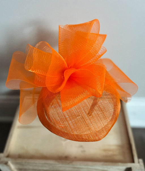 Orange Fascinator