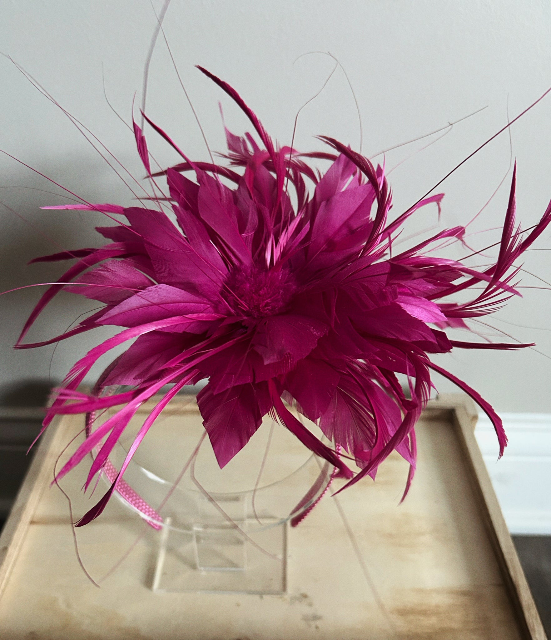 Fuchsia Fascinator