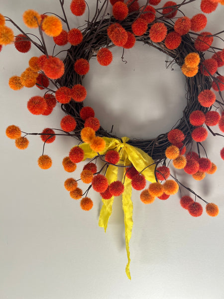 POP! silk fall wreath