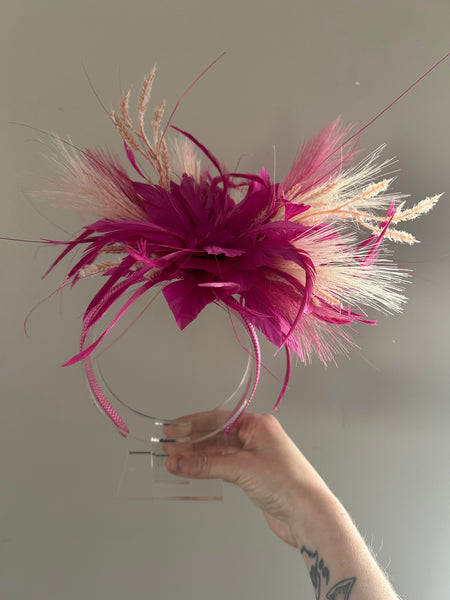 Fuchsia Fascinator
