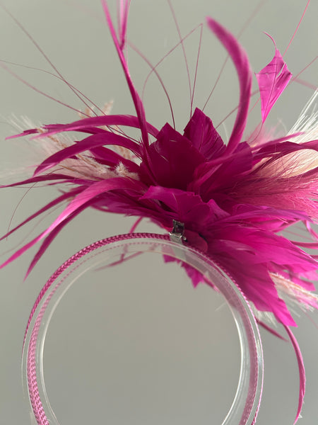 Fuchsia Fascinator