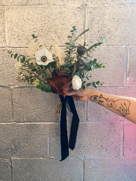 dried maid bouquet