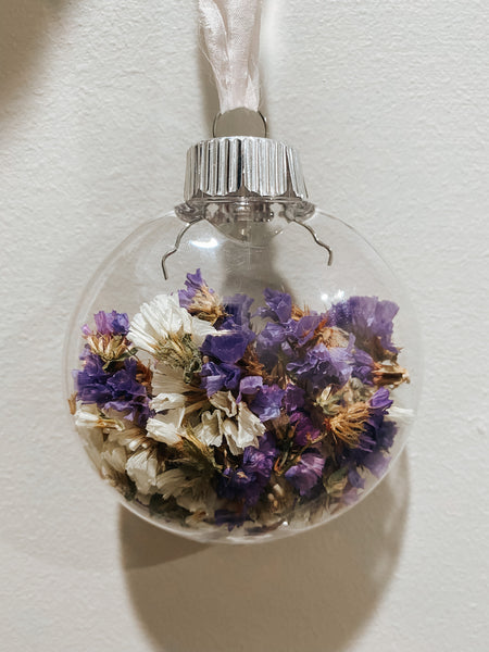 dried flower ornament