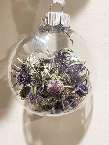 dried flower ornament