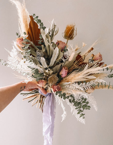 dried wedding bouquet