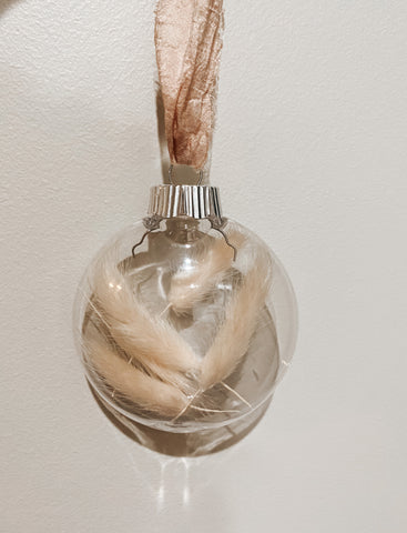 dried flower ornament